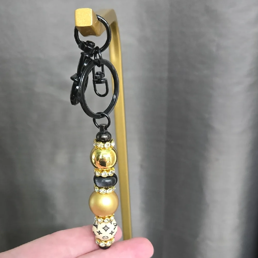 Beaded Inspired Keychain bag Charm